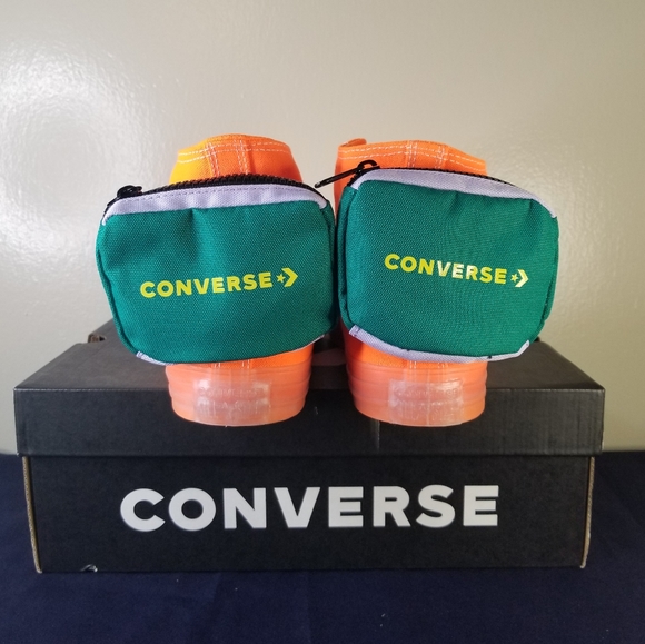 Converse Men's CTAS Buckle Up Hi Top Sneaker 169031C Total Orange - Picture 3 of 3